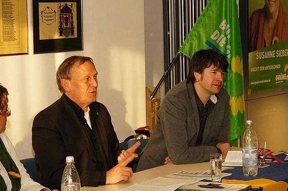 Reiner Priggen, Fraktionschef der Grünen NRW, in Kleve